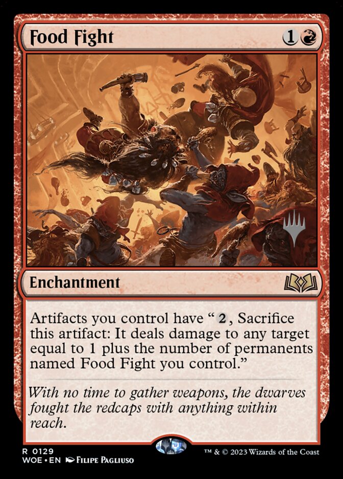 Food Fight card front