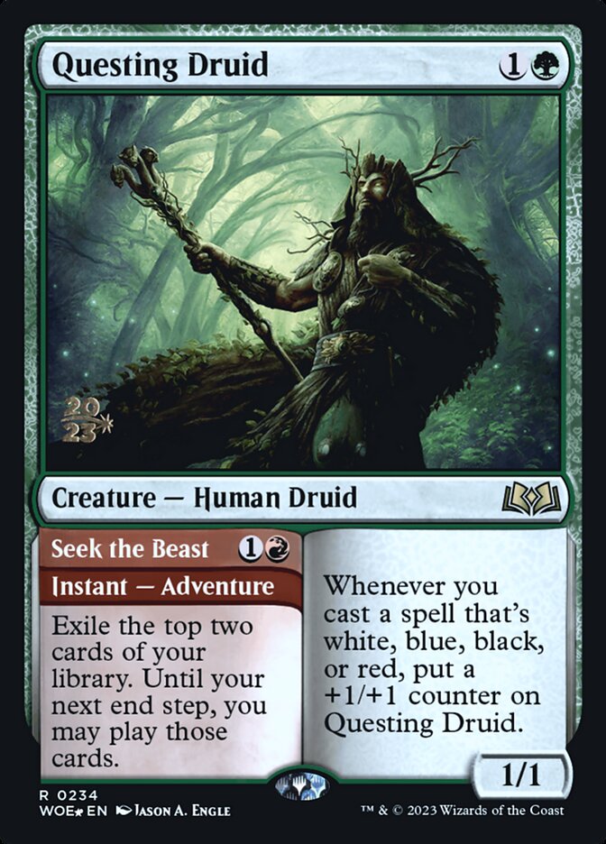Questing Druid card front