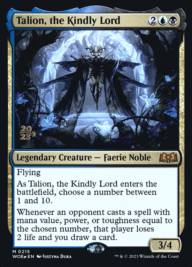 Talion, the Kindly Lord card front
