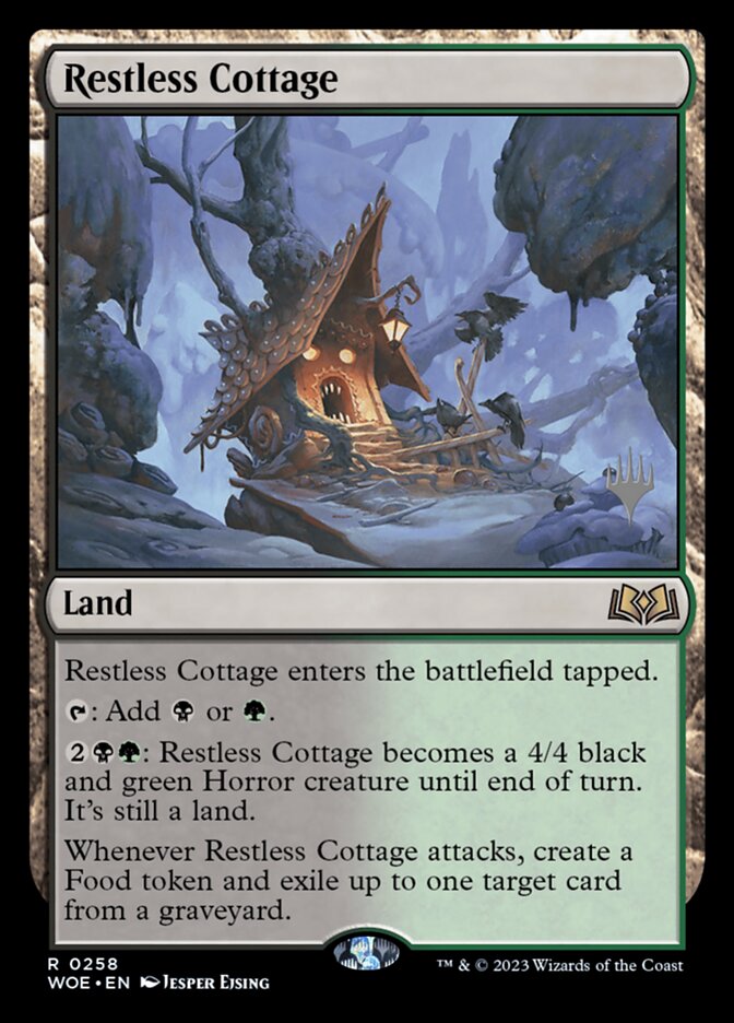 Restless Cottage card front