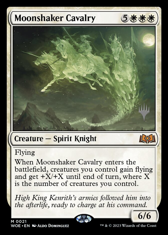 Moonshaker Cavalry card front