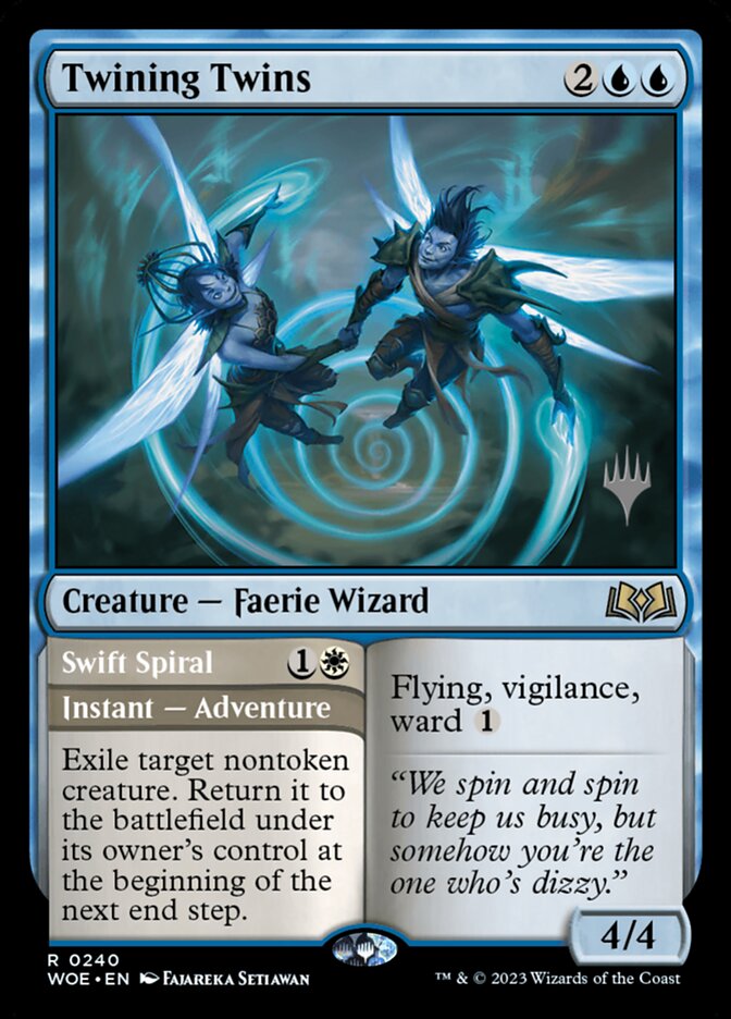Twining Twins card front