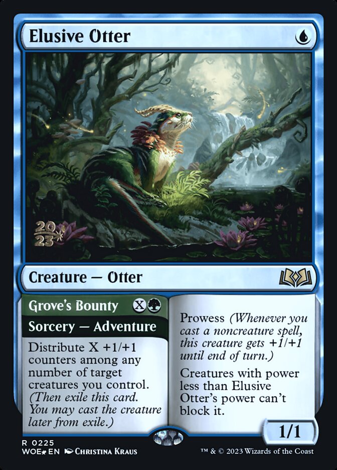 Elusive Otter card front