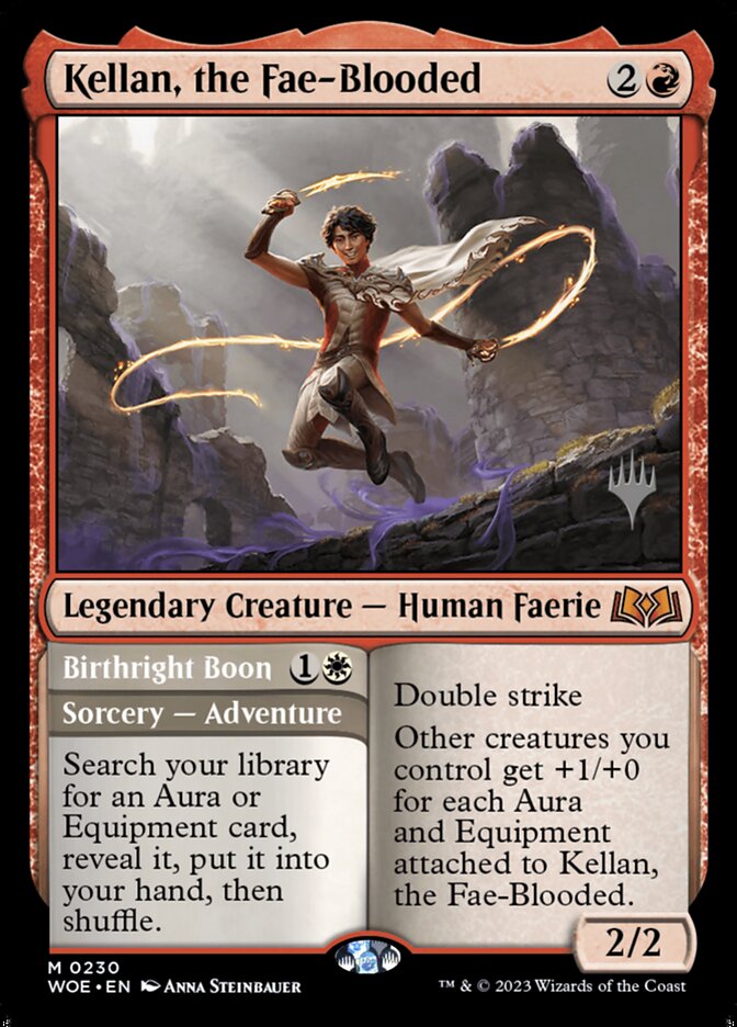 Kellan, the Fae-Blooded card front