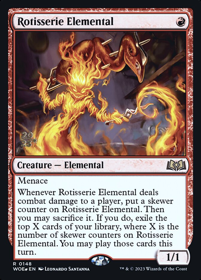 Rotisserie Elemental card front