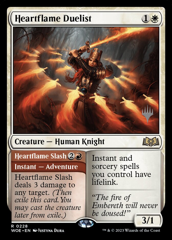 Heartflame Duelist card front