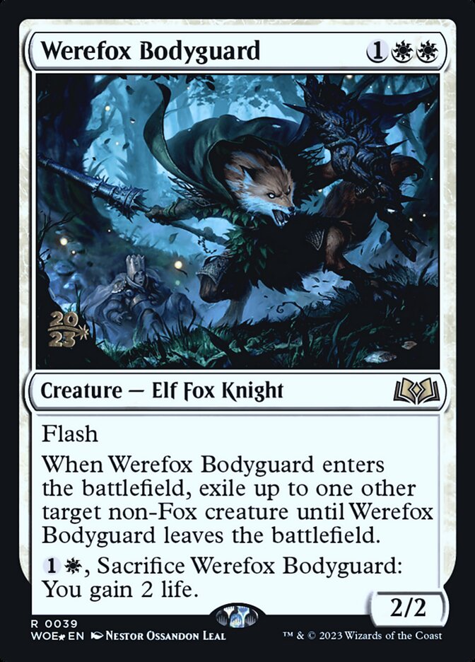 Werefox Bodyguard card front