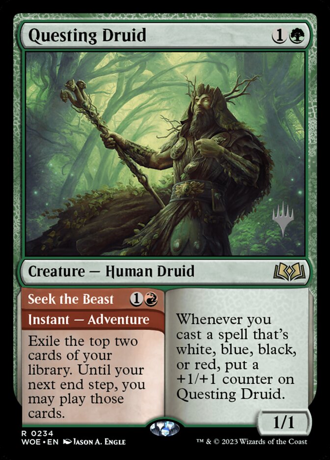 Questing Druid card front