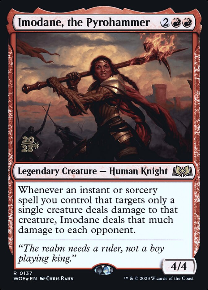 Imodane, the Pyrohammer card front