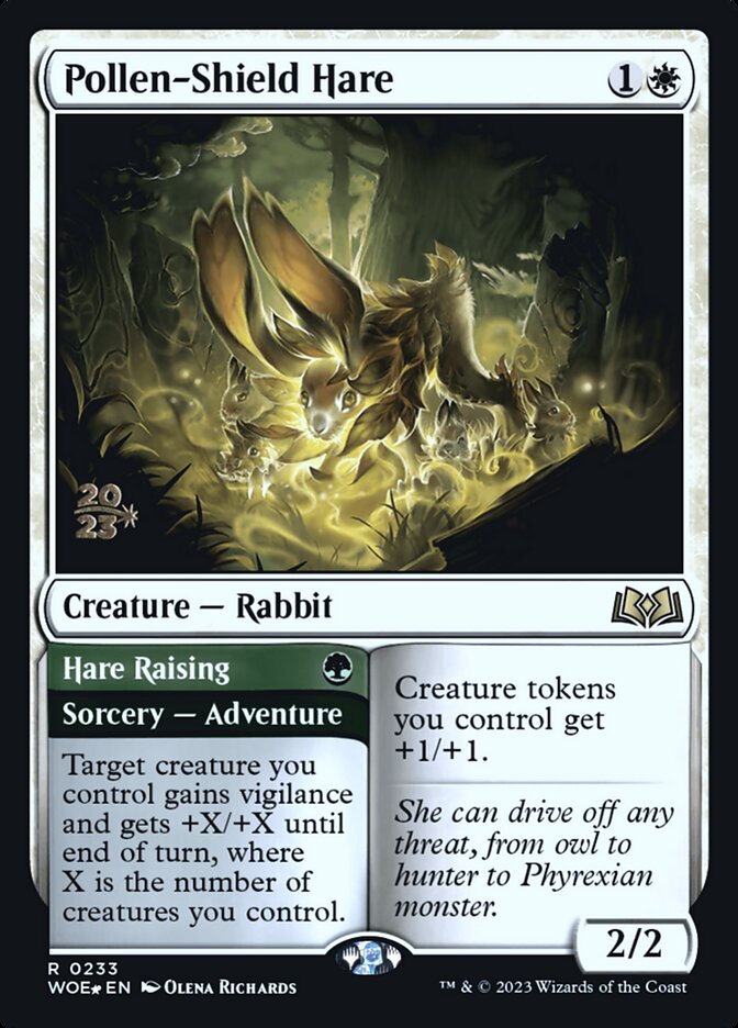 Pollen-Shield Hare card front