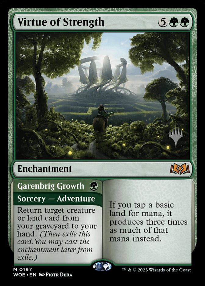 Virtue of Strength card front