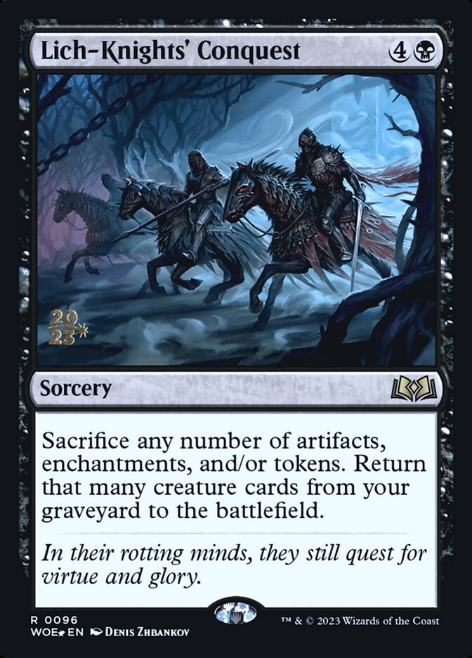 Lich-Knights' Conquest card front