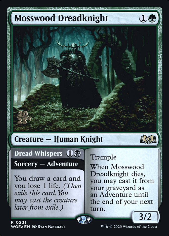 Mosswood Dreadknight card front