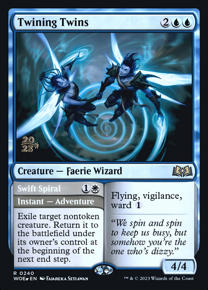 Twining Twins card front