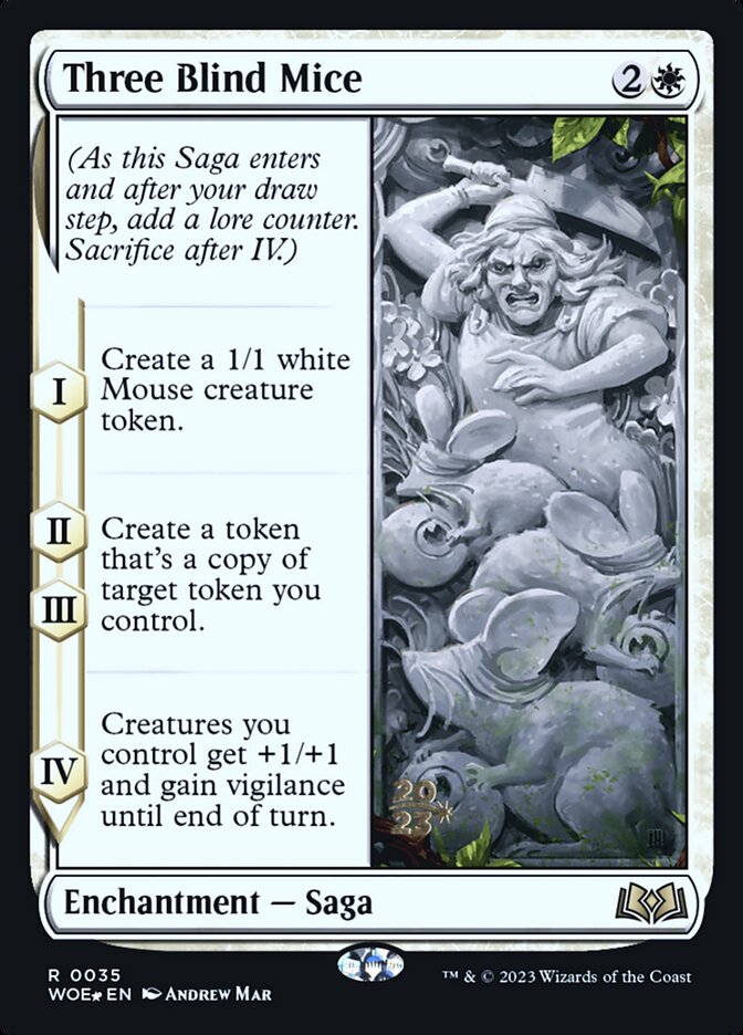 Three Blind Mice card front