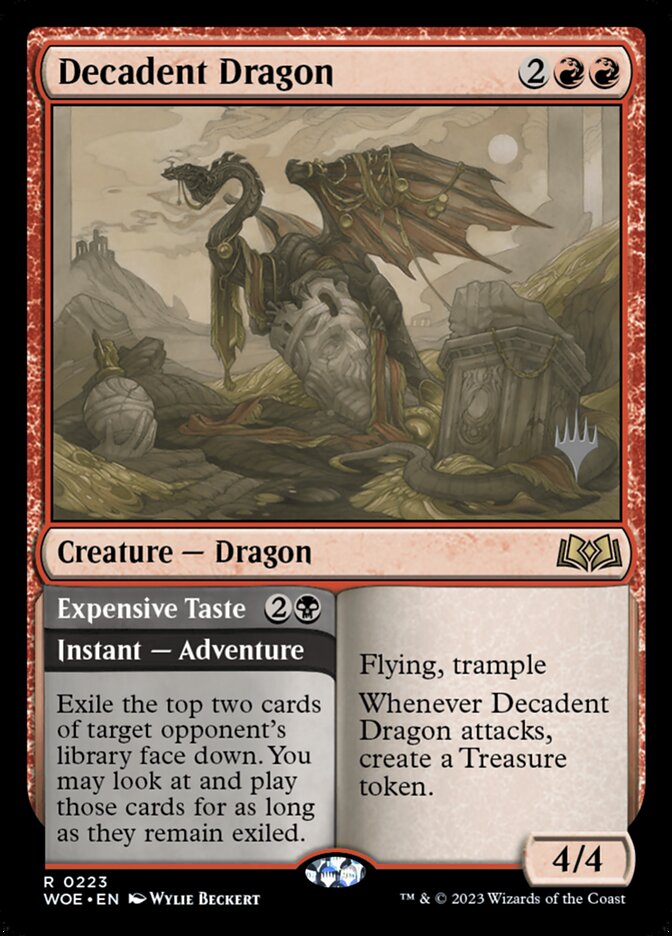 Decadent Dragon card front