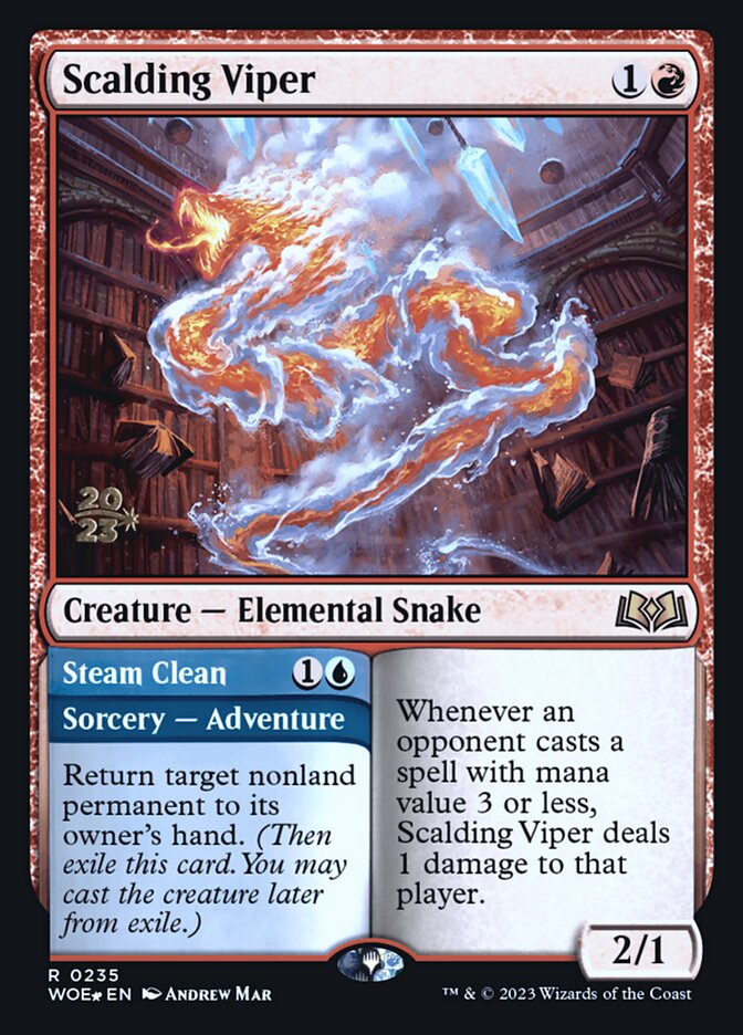 Scalding Viper card front