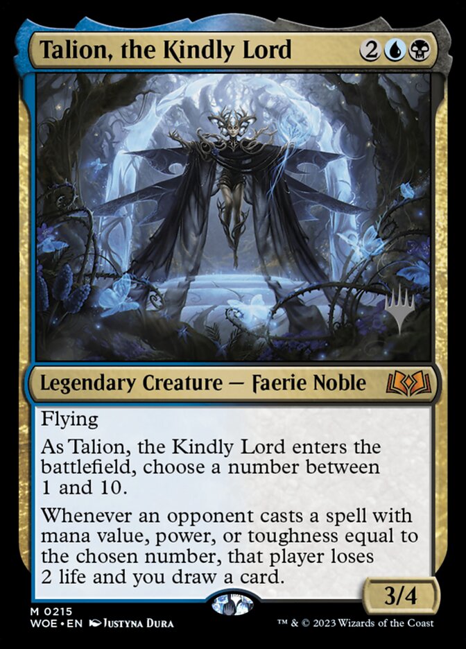 Talion, the Kindly Lord card front