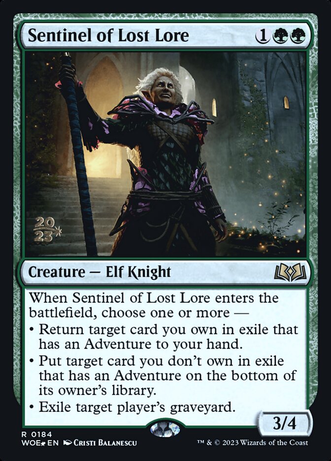 Sentinel of Lost Lore card front