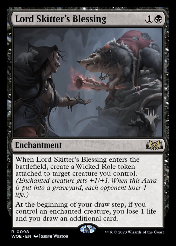 Lord Skitter's Blessing card front