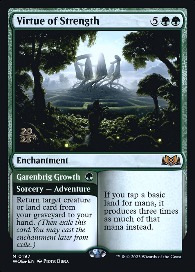 Virtue of Strength card front