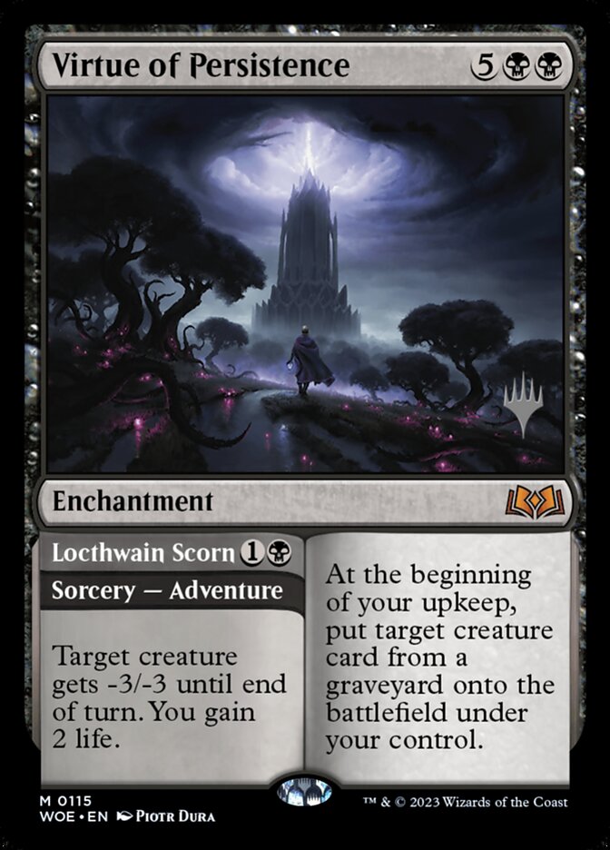 Virtue of Persistence card front