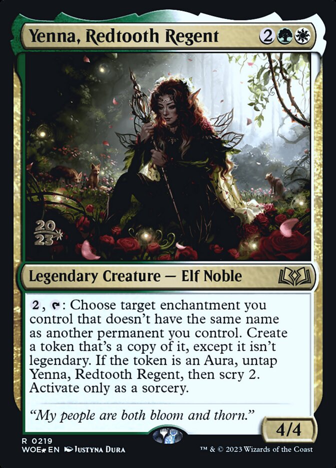 Yenna, Redtooth Regent card front