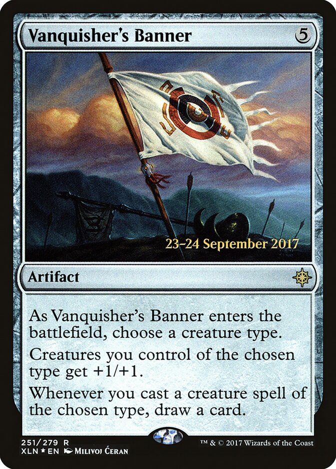 Vanquisher's Banner card front
