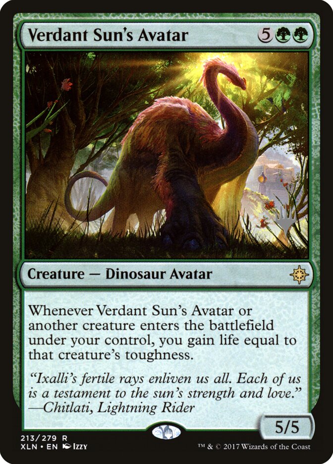 Verdant Sun's Avatar card front