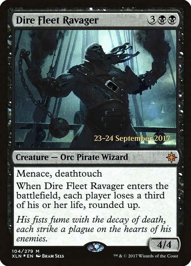 Dire Fleet Ravager card front
