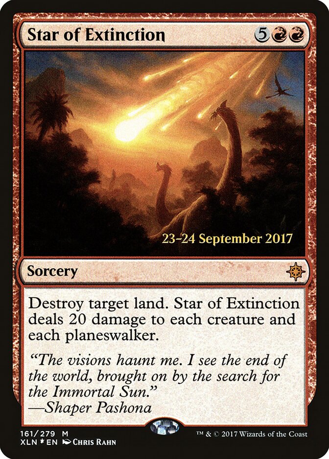 Star of Extinction card front