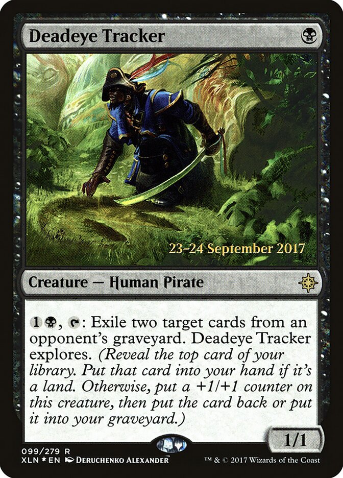 Deadeye Tracker card front