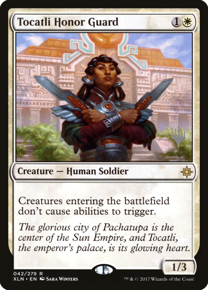 Tocatli Honor Guard card front