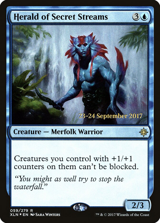Herald of Secret Streams card front