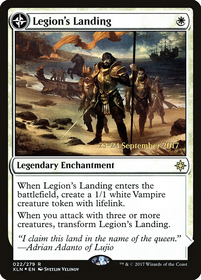 Legion's Landing card front