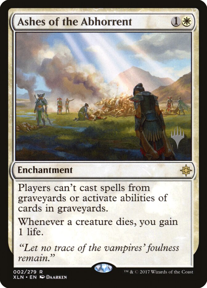 Ashes of the Abhorrent card front