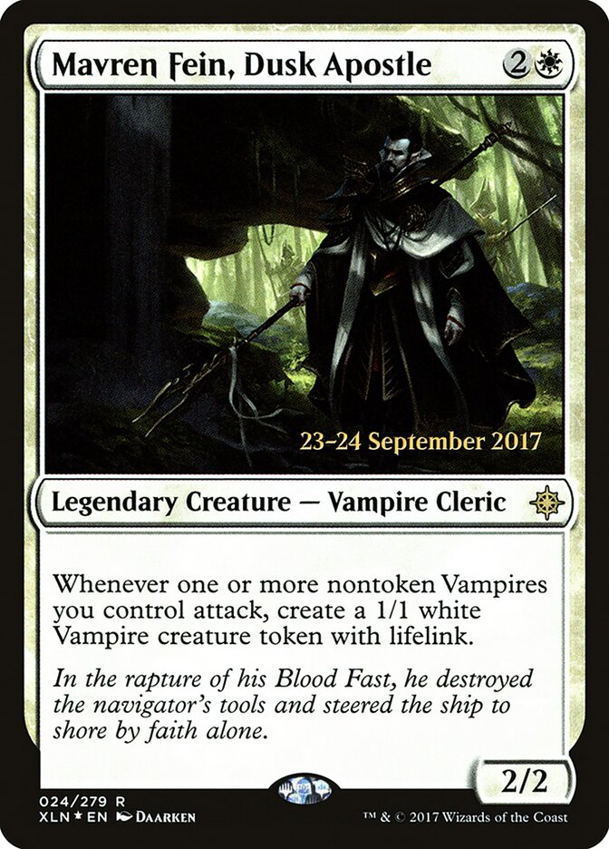 Mavren Fein, Dusk Apostle card front
