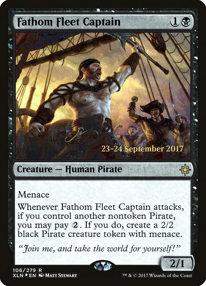 Fathom Fleet Captain card front