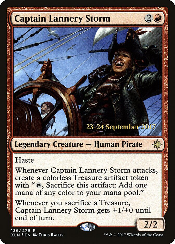 Captain Lannery Storm card front