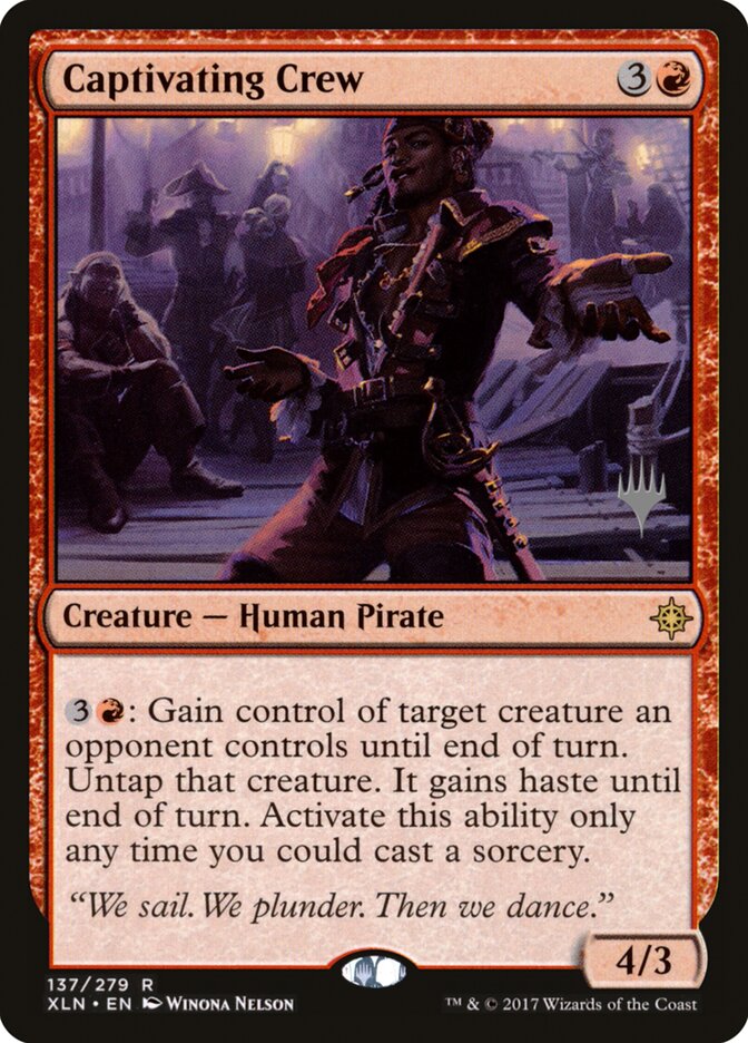 Captivating Crew card front