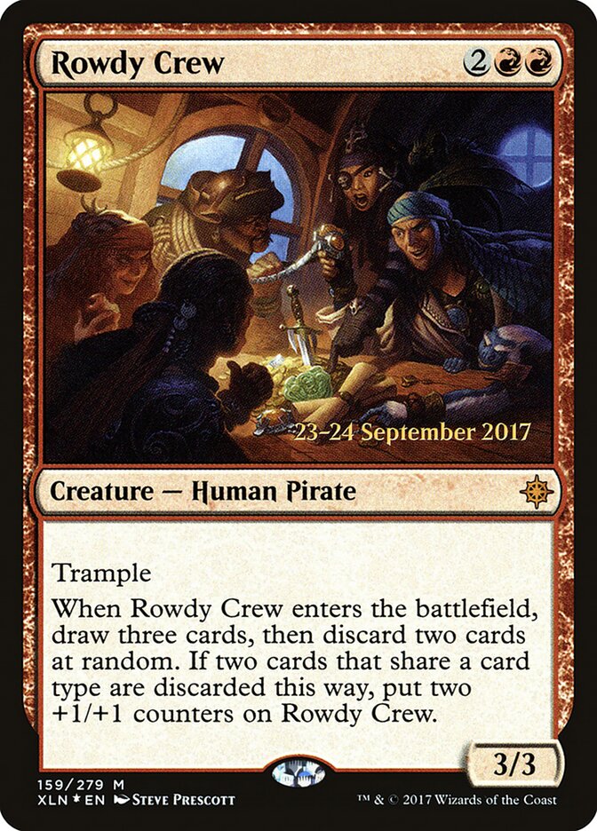 Rowdy Crew card front