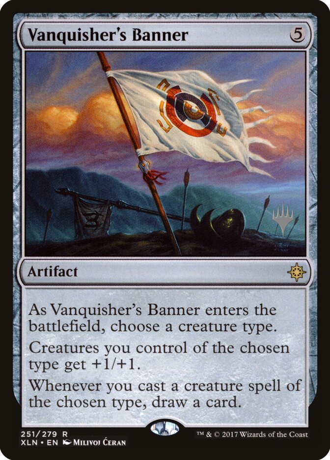 Vanquisher's Banner card front