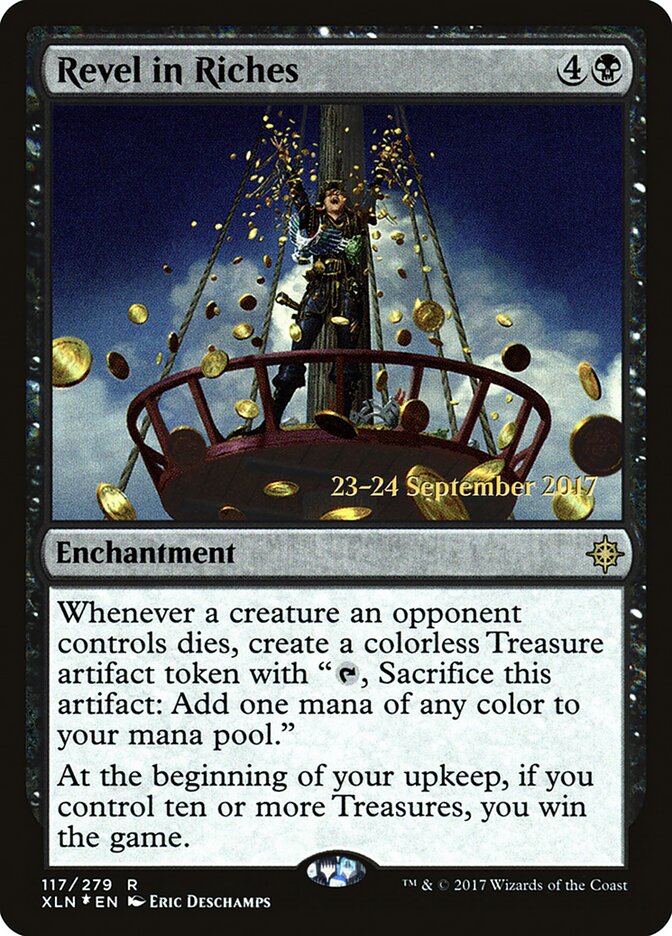 Revel in Riches card front