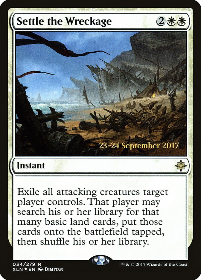 Settle the Wreckage card front