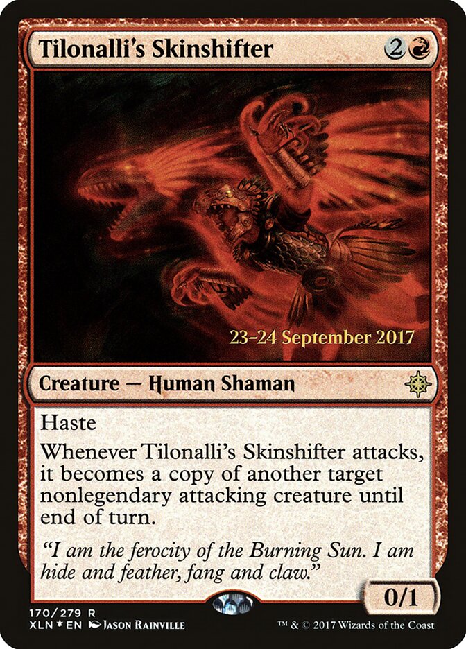 Tilonalli's Skinshifter card front