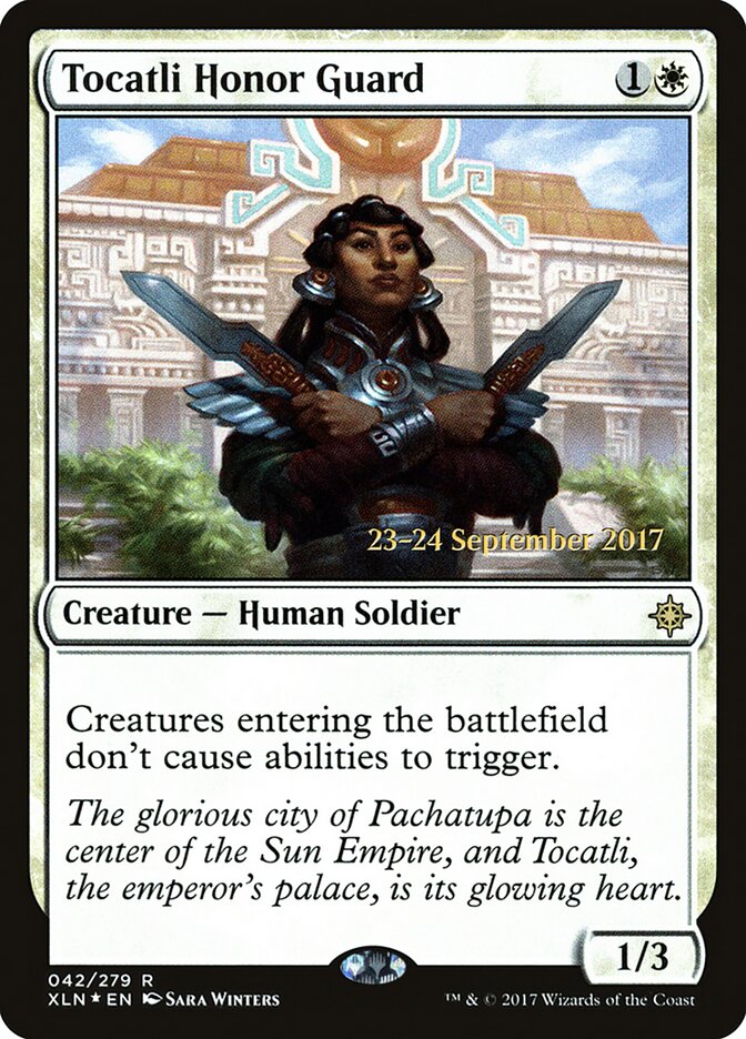 Tocatli Honor Guard card front
