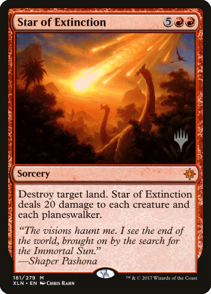 Star of Extinction card front
