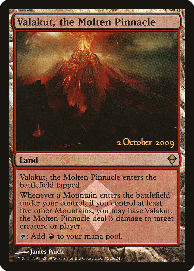 Valakut, the Molten Pinnacle card front