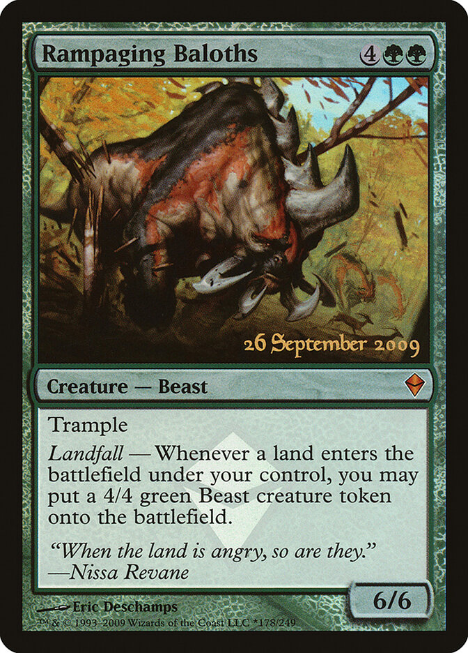 Rampaging Baloths card front