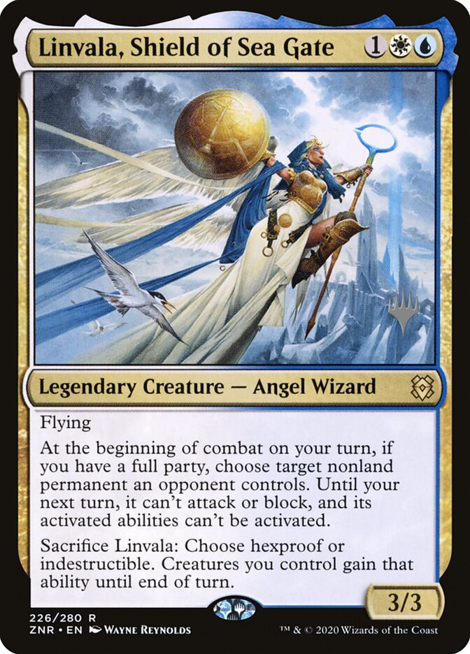 Linvala, Shield of Sea Gate card front